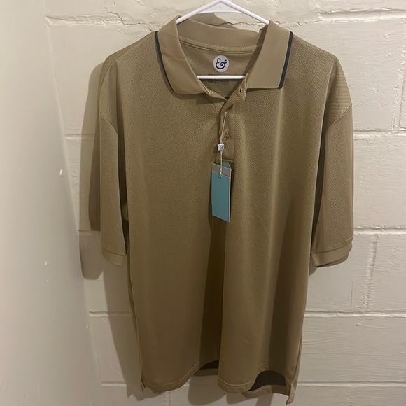 Men’s Tan Polo - Picture 1 of 4